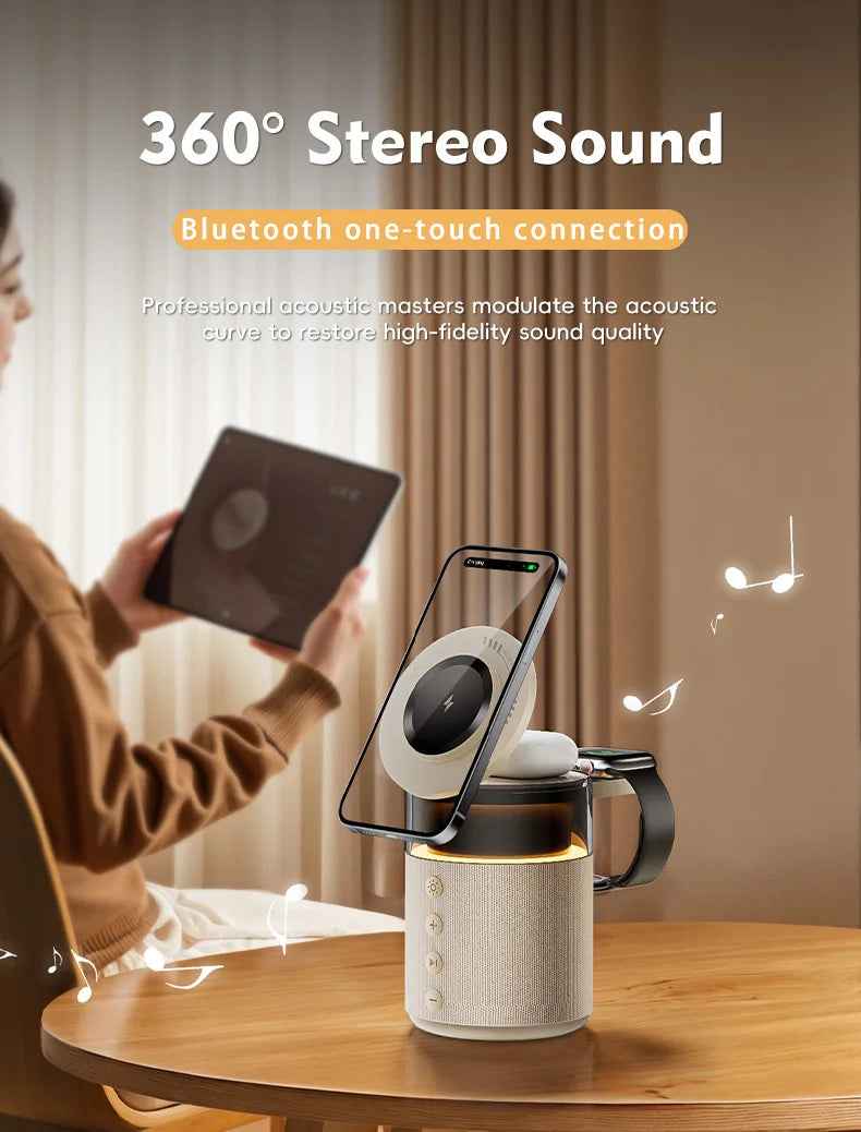 5-in-1 Magnetic Wireless Charging Station