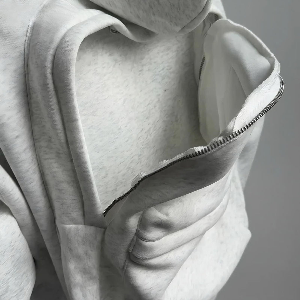 Hoodie with Integrated Backpack