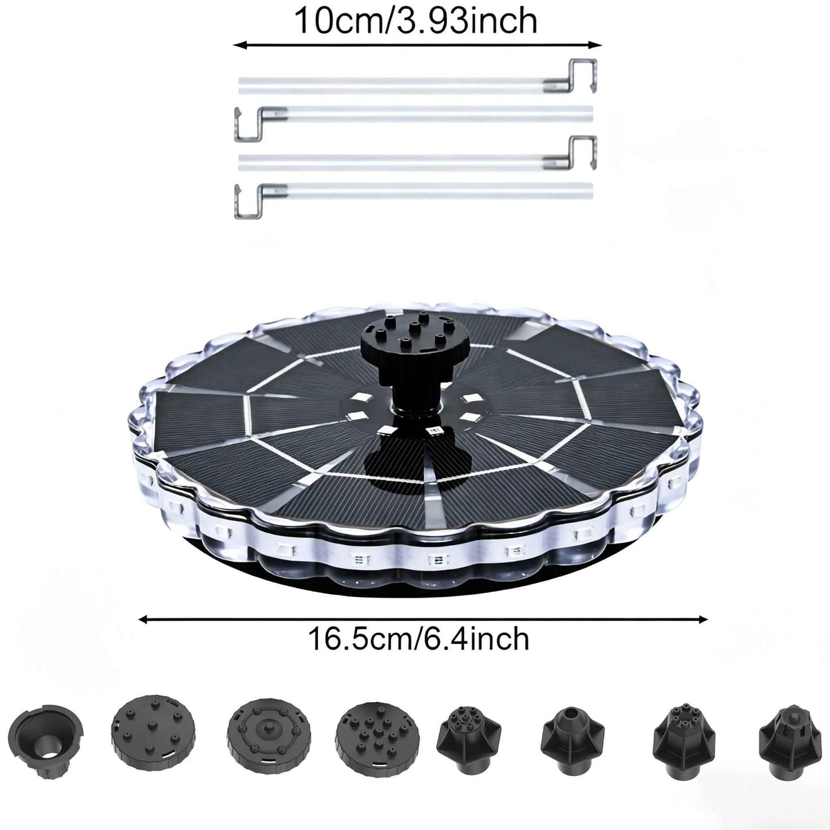 Outdoor Solar Fountain for Garden