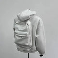 Hoodie with Integrated Backpack